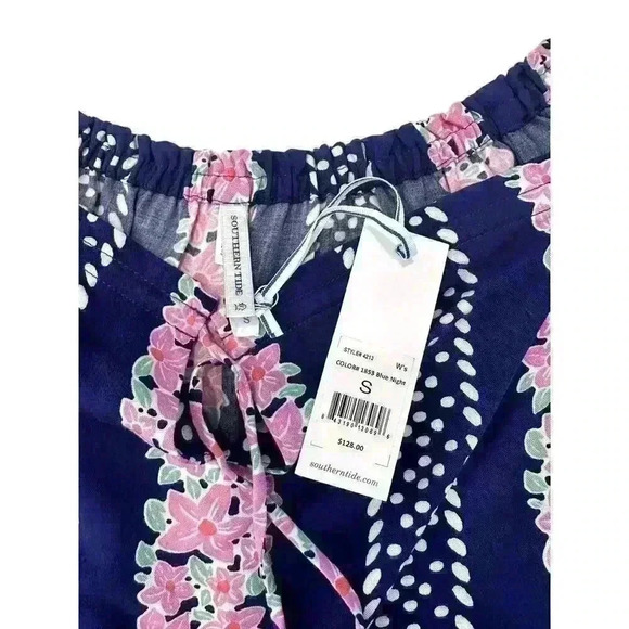 Southern Tide "Blue Night" Top W's Size S - Picture 6 of 11